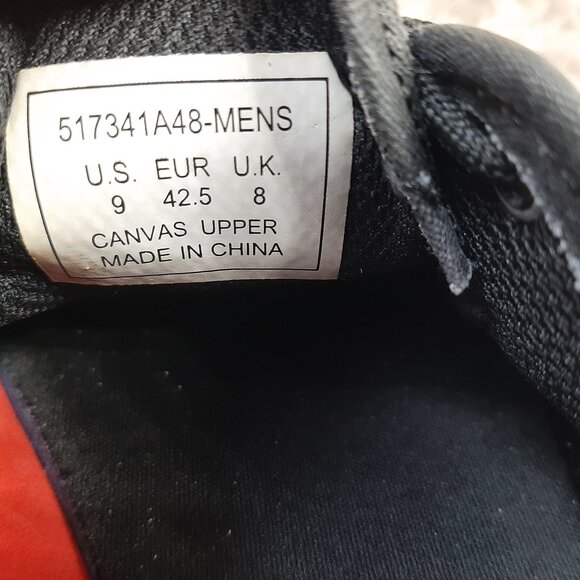 Levi’s 517341A48 Man's Black Charcoal Canvas Athletic Skater Shoes US 9 - Picture 6 of 7